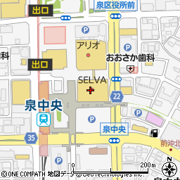 オルビス・ザ・ショップ仙台セルバ店周辺の地図