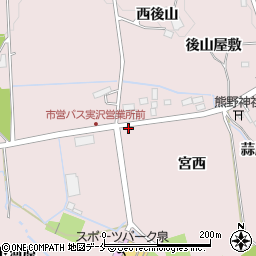 宮城県仙台市泉区実沢門前中周辺の地図