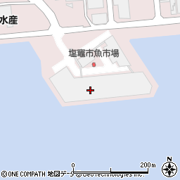 塩竈市役所　魚市場管理事務所周辺の地図