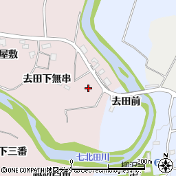 宮城県仙台市泉区実沢無串河原周辺の地図