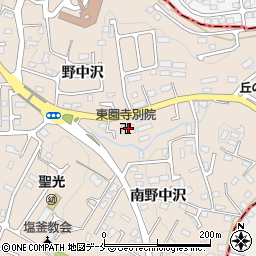 東園寺別院周辺の地図