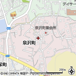 宮城県塩竈市泉沢町13-20周辺の地図