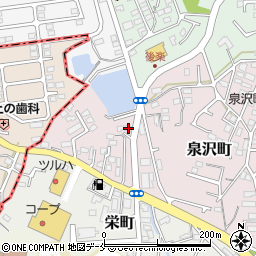 宮城県塩竈市泉沢町21-3周辺の地図
