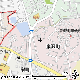 宮城県塩竈市泉沢町17-16周辺の地図