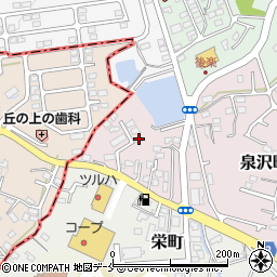 宮城県塩竈市泉沢町22-50周辺の地図