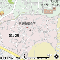 宮城県塩竈市泉沢町3-19周辺の地図