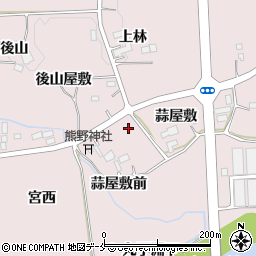 宮城県仙台市泉区実沢（熊野山）周辺の地図