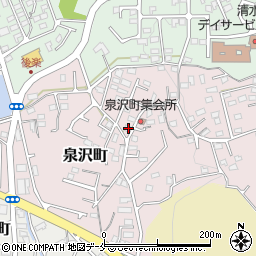 宮城県塩竈市泉沢町12-1周辺の地図