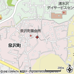 宮城県塩竈市泉沢町3-36周辺の地図