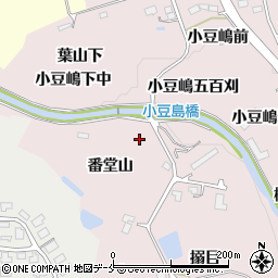 宮城県仙台市泉区実沢番堂山14-4周辺の地図