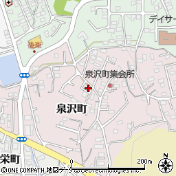 宮城県塩竈市泉沢町13-5周辺の地図