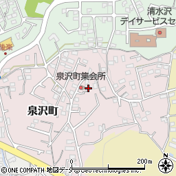 宮城県塩竈市泉沢町3-20周辺の地図