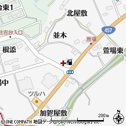 宮城県仙台市泉区西田中並木南周辺の地図