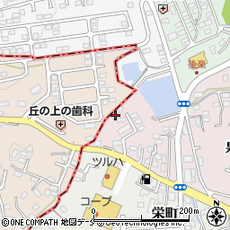 宮城県塩竈市泉沢町22-55周辺の地図