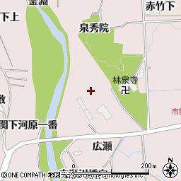 宮城県仙台市泉区実沢林泉寺下周辺の地図