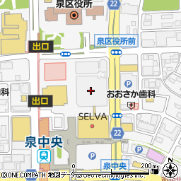 バーガーキングアリオ仙台泉店周辺の地図