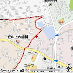 宮城県塩竈市泉沢町22-54周辺の地図
