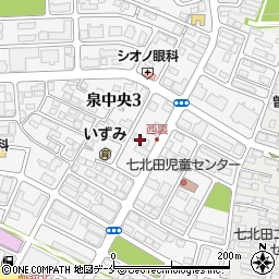 ミライク株式会社　仙台営業所周辺の地図