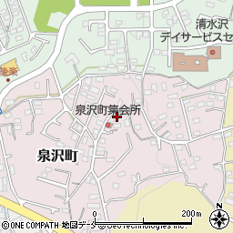 宮城県塩竈市泉沢町3-24周辺の地図