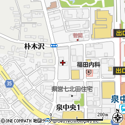仙台個別指導学院泉中央校周辺の地図