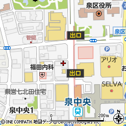 河合塾マナビス　泉中央校周辺の地図