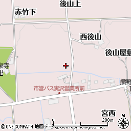 宮城県仙台市泉区実沢周辺の地図