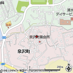 宮城県塩竈市泉沢町12-8周辺の地図