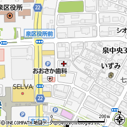 株式会社浜乙女　仙台営業所周辺の地図