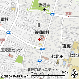 宮城県仙台市泉区七北田町周辺の地図