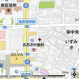 英会話スクール＆留学プライマリー　泉中央校周辺の地図