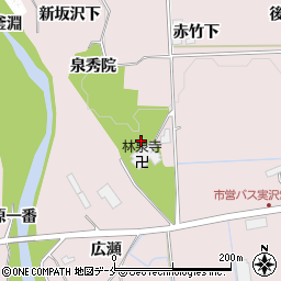 宮城県仙台市泉区実沢寺内周辺の地図