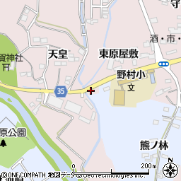 宮城県仙台市泉区野村駒女沢周辺の地図