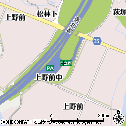 宮城県仙台市泉区野村上野前中周辺の地図