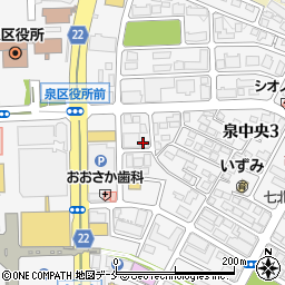 株式会社サカヱ　仙台支店周辺の地図