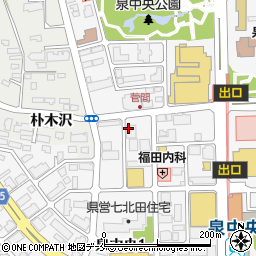 クリナップ株式会社　仙台営業所周辺の地図