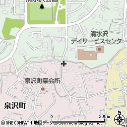 宮城県塩竈市泉沢町10-7周辺の地図