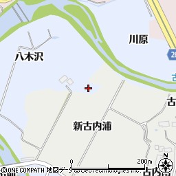宮城県仙台市泉区上谷刈古川周辺の地図