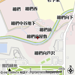 宮城県仙台市泉区実沢細椚前屋敷周辺の地図