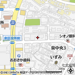 ほっともっと 仙台泉中央店周辺の地図