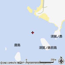 三ッ山島周辺の地図