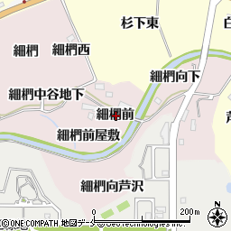 宮城県仙台市泉区実沢細椚前周辺の地図