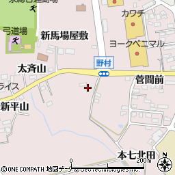 宮城県仙台市泉区野村（馬場屋敷）周辺の地図