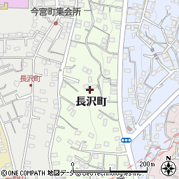 宮城県塩竈市長沢町周辺の地図