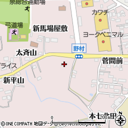 宮城県仙台市泉区野村馬場屋敷17周辺の地図