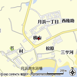 宮城県東松島市宮戸横山周辺の地図
