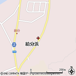 宮城県石巻市給分浜小寺周辺の地図