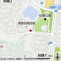 県営松陵住宅周辺の地図