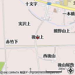 宮城県仙台市泉区実沢（後山上）周辺の地図