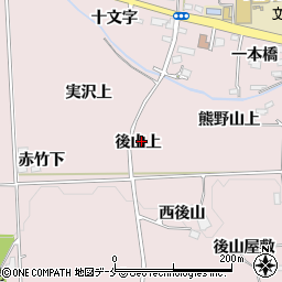 宮城県仙台市泉区実沢後山上5周辺の地図