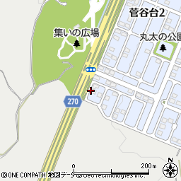 利府町菅谷台2丁目駐車場　3番周辺の地図